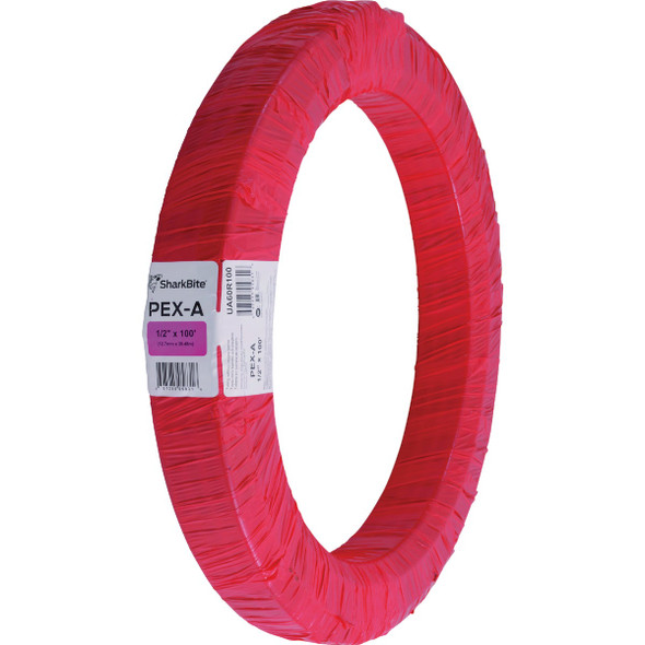 SharkBite 1/2 In. x 100 Ft. Red PEX-A Pipe Coil SharkBite 1/2 In. x 100 Ft. Red PEX-A Pipe Coil