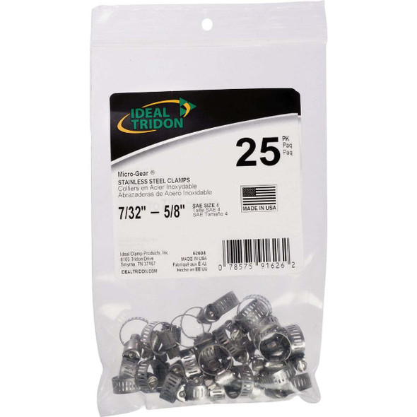Ideal Tridon 25pk.3125-.625 Hoseclamp 6260450