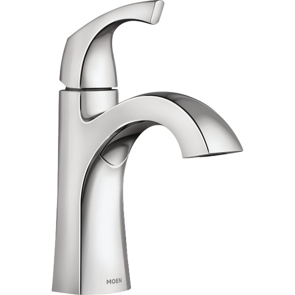 Moen Lindor 1-Handle Lever Centerset Bathroom Faucet, Chrome 84505