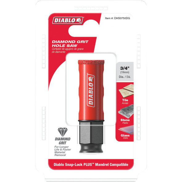 Diablo 3/4 in. Diamond Grit Hole Saw