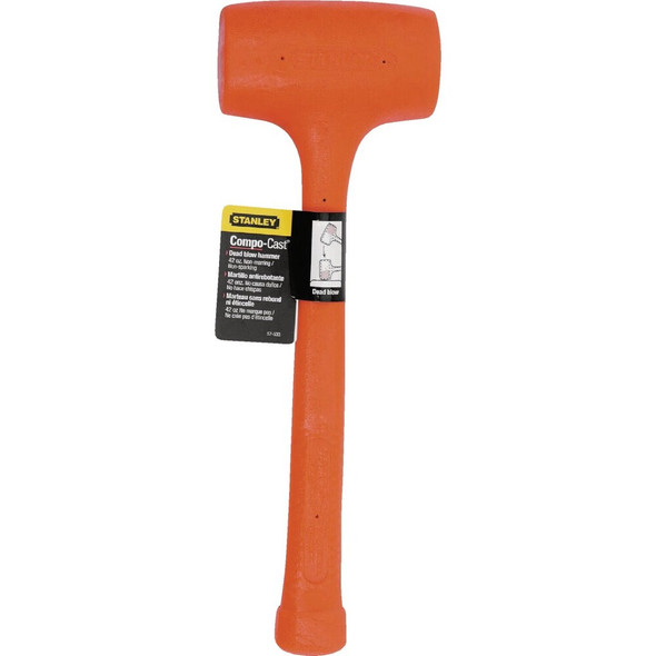 Stanley 3 Lb. Standard Soft Face Dead Blow Hammer 57-533A 336820