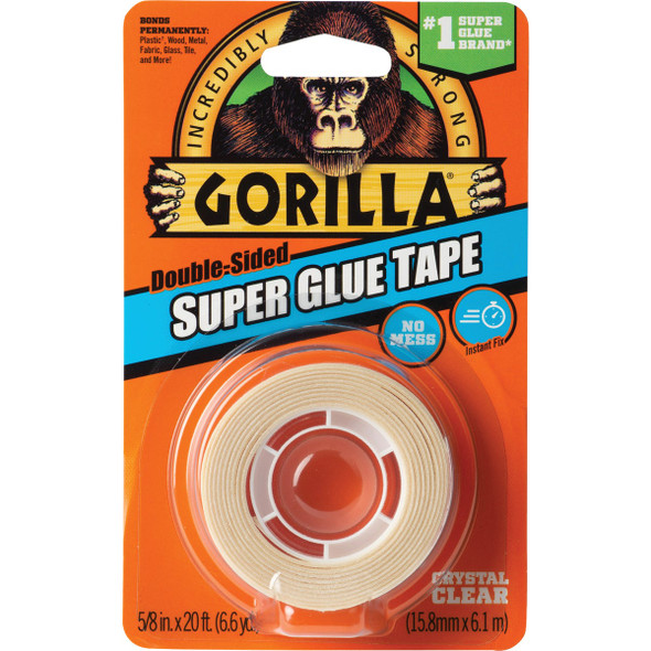 Gorilla 5/8 In. x 20 Ft. Super Glue Tape 109340