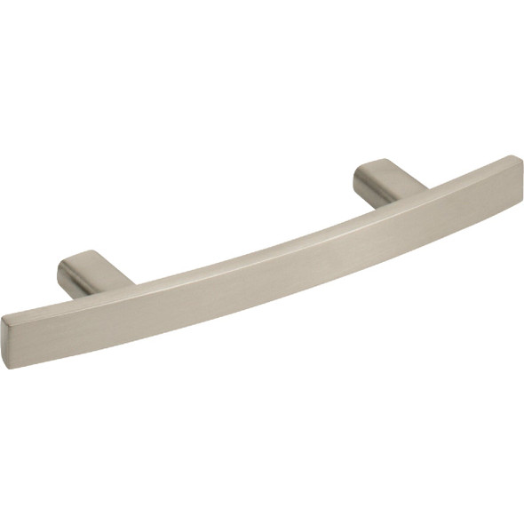 Elements Thatcher 5-1/4 In. Overall Length Satin Nickel Curved Cabinet Bar Pull