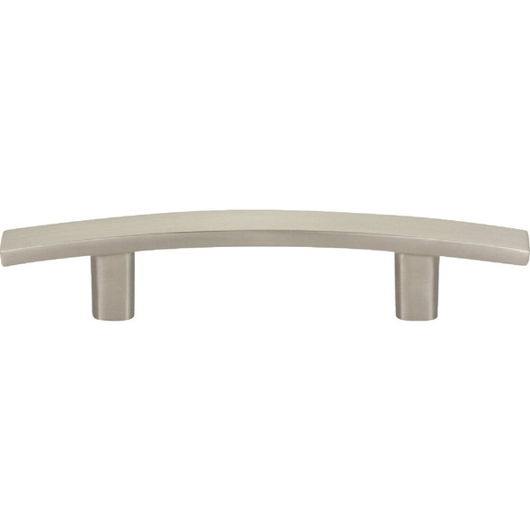 Elements Thatcher 5-1-4 In. Overall Length Satin Nickel Curved Cabinet Bar Pull 859-3SN 249396