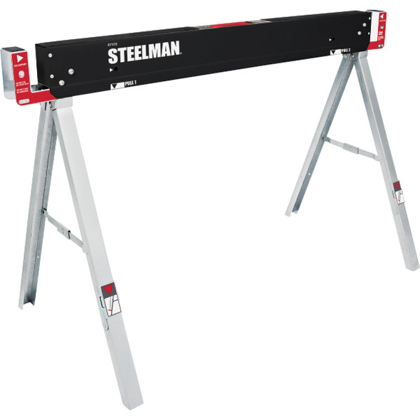Steelman 47 In. Folding Sawhorse 67103
