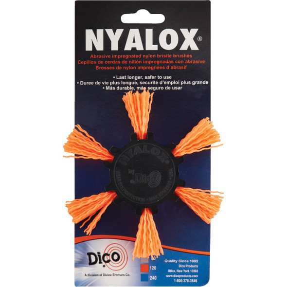 Dico Nyalox 4 In. Orange Med Flap Brush