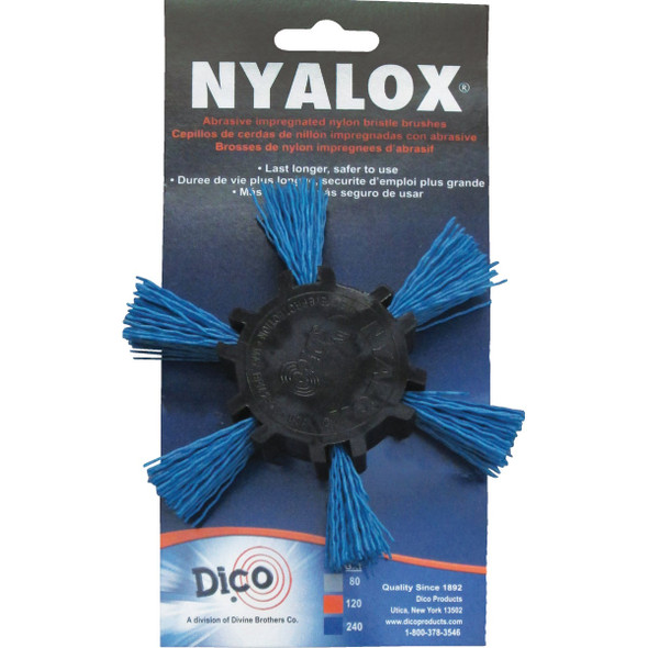 Dico Nyalox 4 In. Blue Fine Flap Brush 7200039