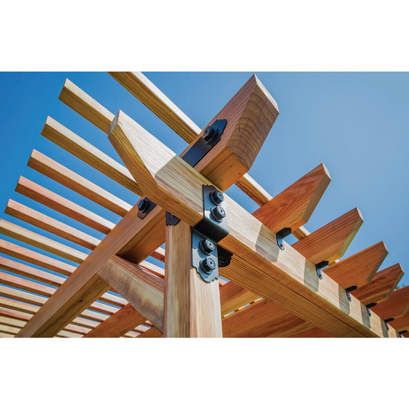 Simpson Strong-Tie Outdoor Accents ZMAX 3 In. Steel Deck Joist Tie APDJT2R-4 132961