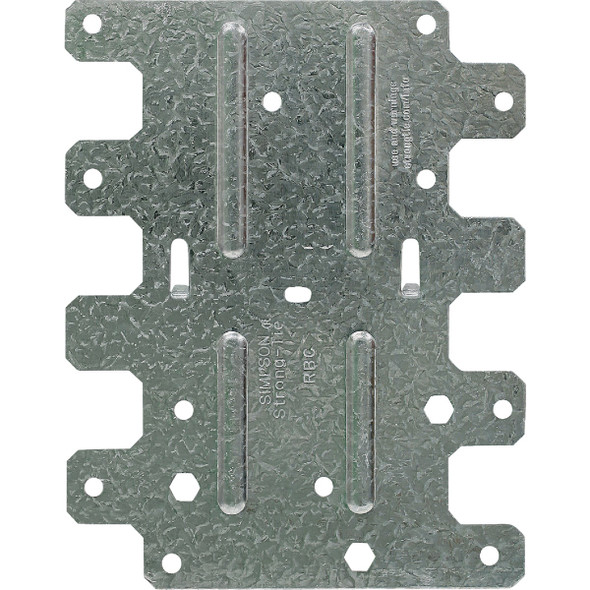 RBC 4-1/2 in. x 5-3/4 in. Galvanized Roof Boundary Clip RBC