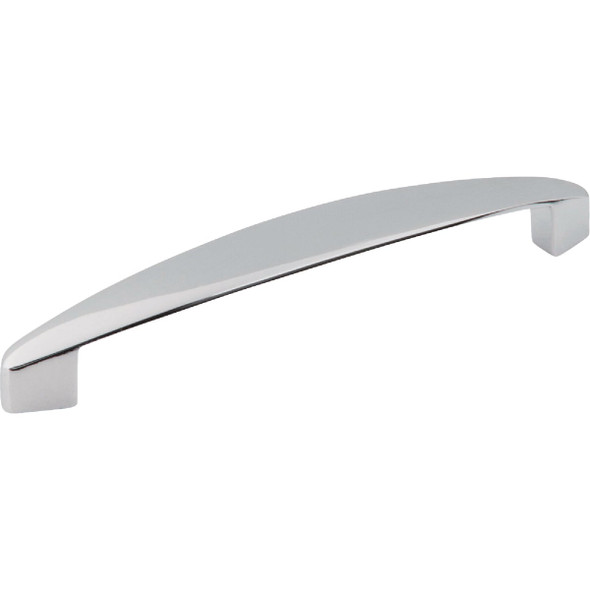 Elements Belfast 5-9/16 Overall Length Polished Chrome Asymmetrical Cabinet Pull