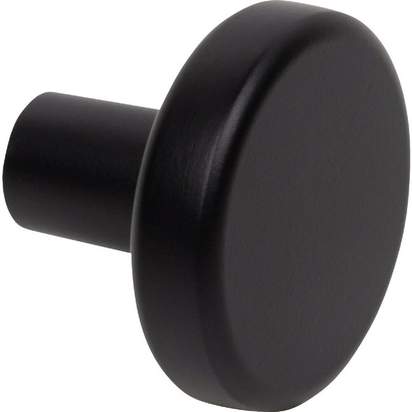 Elements Gibson 1-1-4 In. Dia. Matte Black Cabinet Knob 105MB 202380