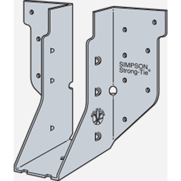 Simpson Strong-Tie ZMAX 2X6 16 ga Double Shear U-Shaped Joist Hanger HUS26Z 142813