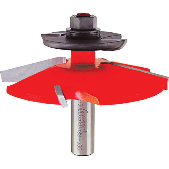 Freud 3-1/2 In. Quadra-Cut Bevel Raised Panel Router Bit with Backcutters