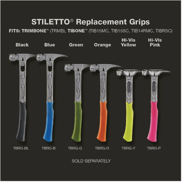 Stiletto Hammer Replacement Grip, Black TBRG-BL 307014