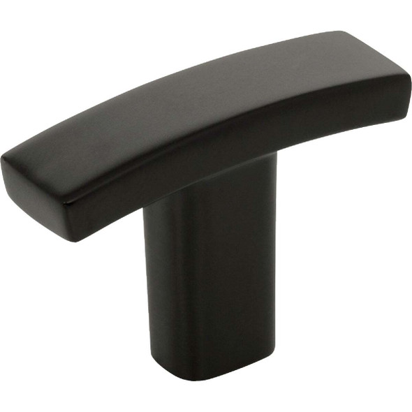 Elements Thatcher 1-1/2 In. Length Matte Black Bar Knob 859T-MB