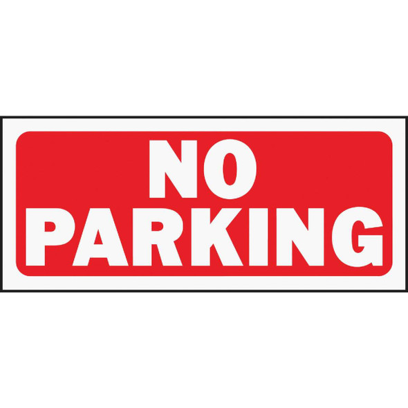 Hy-Ko Plastic Sign, No Parking 23002 Pack of 5