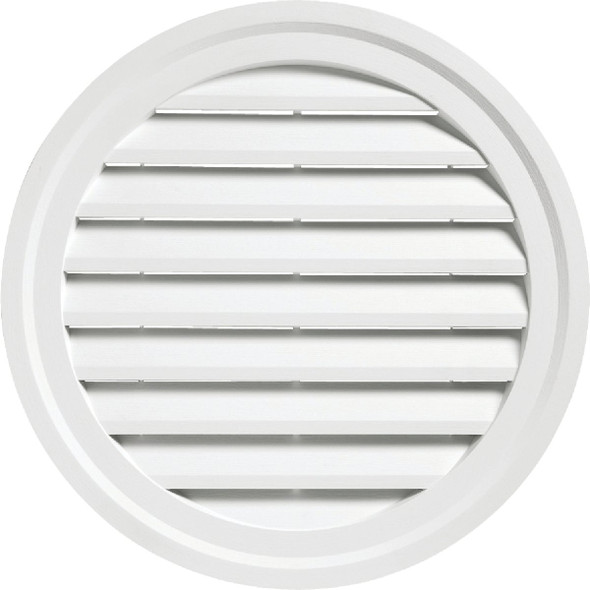 Ply Gem 18" Round White Gable Attic Vent RDGV18 AW