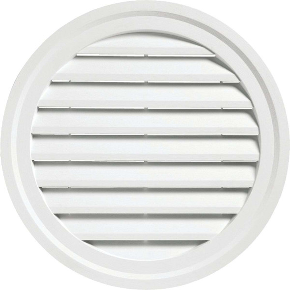 Ply Gem 18" Round White Gable Attic Vent RDGV18 AW