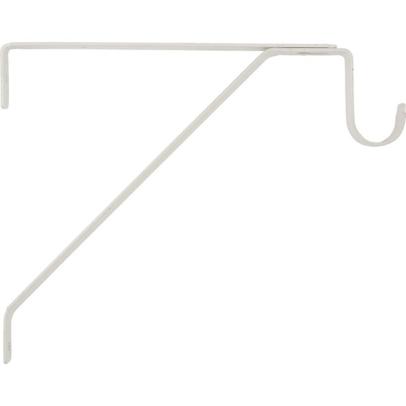 National Hardware White Shelf/Rod Bracket, Bulk N234-971