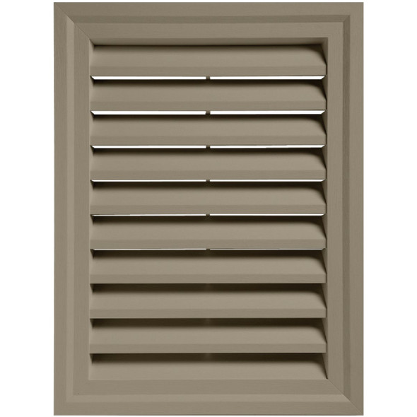 Ply Gem 18" x 24" Rectangular Clay Gable Attic Vent RECTGV1824 PC