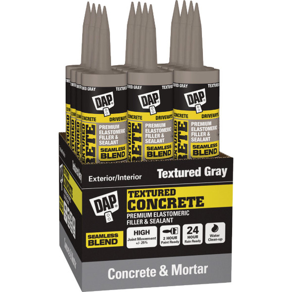 DAP 10.1 Oz. Textured Concrete Premium Elastomeric Latex Filler & Sealant 7079808676 106396