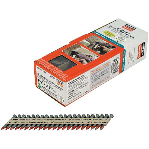 Strong-Drive 8d(.131)X1.5 33deg Paper N8HDGPT500