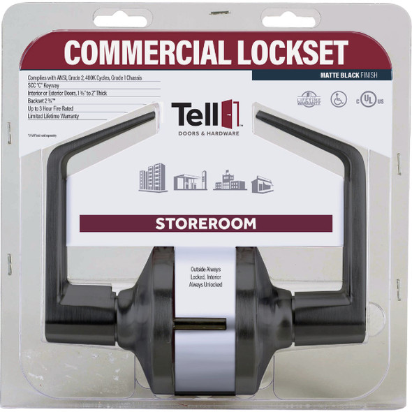 Tell Commercial Cortland Storeroom Door Lever CL102905 216307