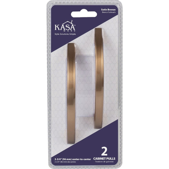 KasaWare 4-7-8 In. Overall Length Satin Bronze Contemporary Pull (2-Pack) K83796SBZ-2 226895