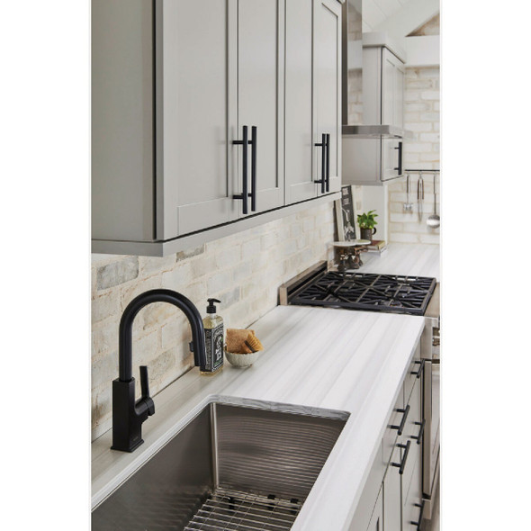 Elements Naples 3 In. Center-to-Center Matte Black Cabinet Bar Pull 136MB 229009