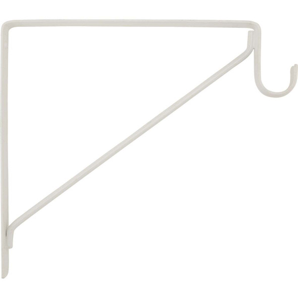 National Hardware White Heavy Duty Shelf/Rod Bracket, Bulk N224-428