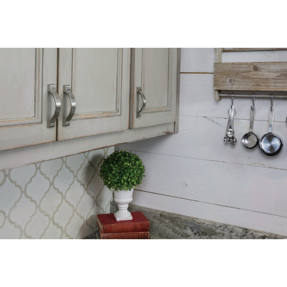 KasaWare 4-1/16 In. Overall Length Satin Nickel Arch Pull (2-Pack)