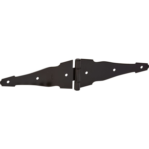 National Hardware 6 In. Black Full Surface Ornamental Strap Hinge N881-946