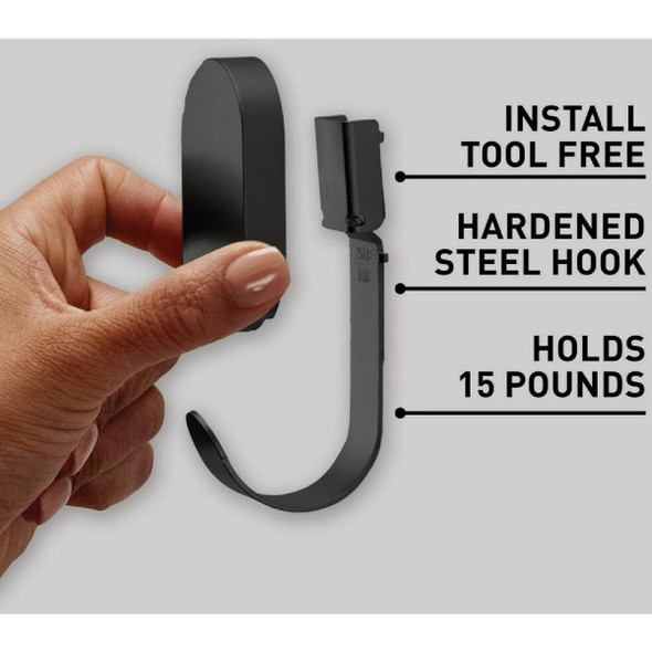 3M Claw 15 Lb. Black Drywall Hook 3DH15BLK-1ES 213476