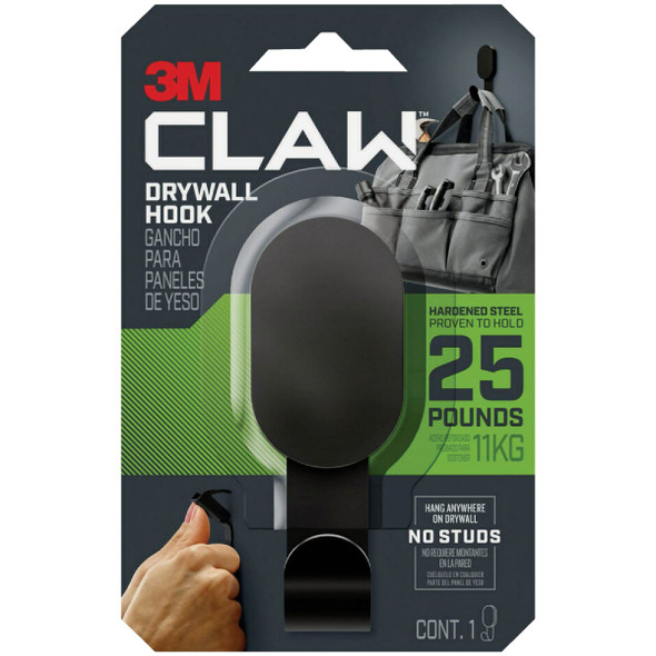 3M Claw 25 Lb. Black Drywall Hook 3DH25BLK-1ES