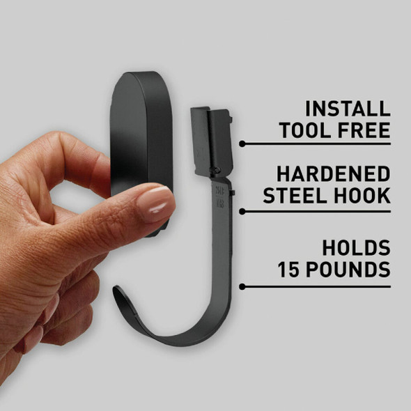 3M Claw 25 Lb. Black Drywall Hook 3DH25BLK-1ES 222286