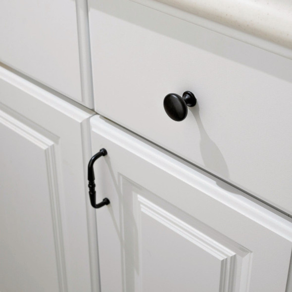 Elements Madison 1-3-16 In. Diameter Matte Black Mushroom Knob 3910-MB 212625