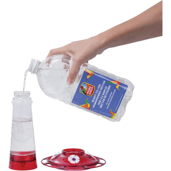 More Birds 64 Oz. Clear Ready To Use Liquid Hummingbird Nectar MB707 701919