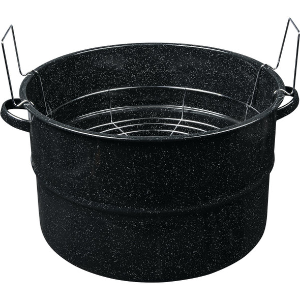 GraniteWare 33 Qt. Black Canner With Jar Rack