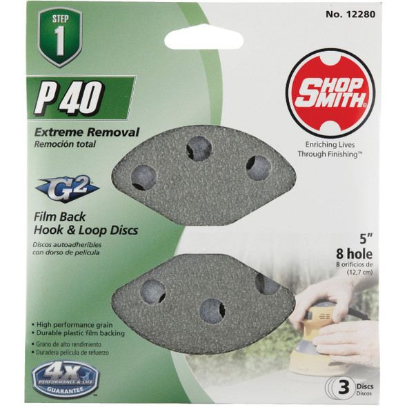 Gator Blade 3pk 5" 40g Sndng Disc 9010 301374
