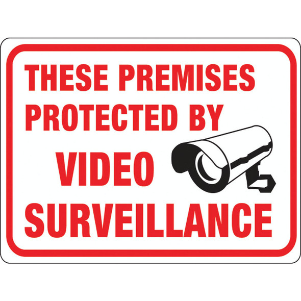 Hy-Ko Video Surveillance Sign 20619 Pack of 10