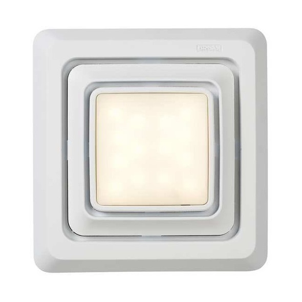 Broan-Nutone LED Lighted Grille,9 3/4In,Plastic,White FG600