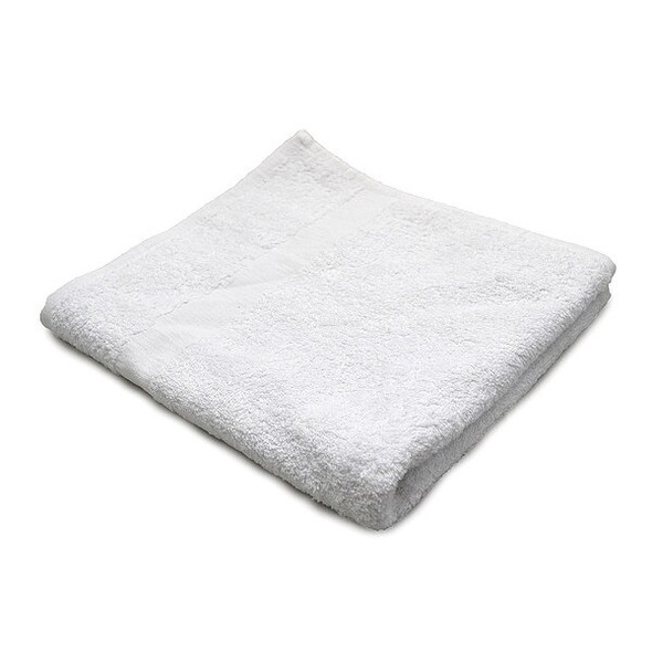 R & R Textile Bath Towel,24x48 In.,White,PK12 X01120