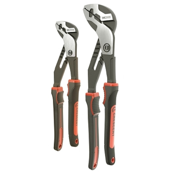 Z2 K9™ Straight Jaw Dual Material Tongue and Groove Plier Set, 8 in/12 in L, Straight Jaw
