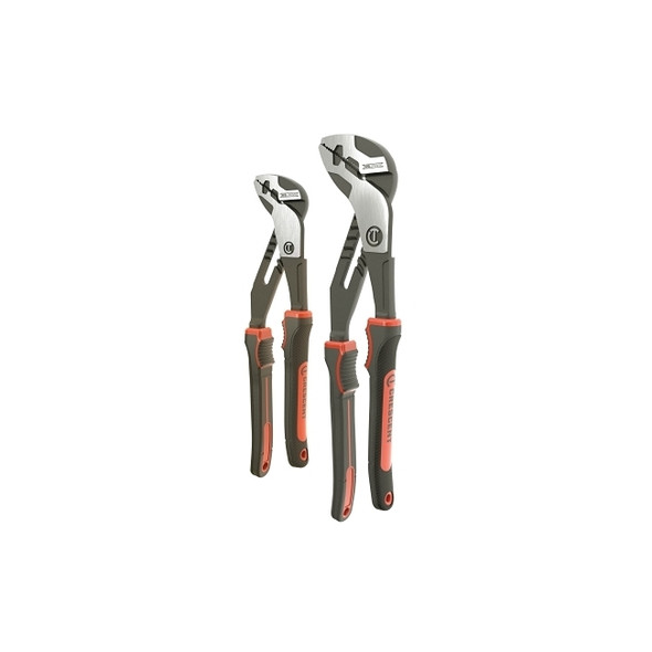 Z2 K9™ Straight Jaw Dual Material Tongue and Groove Plier Set, 8 in/12 in L, Straight Jaw