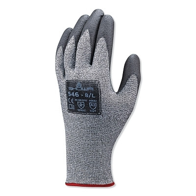 Nitrile, Cut Resistant Gloves, Size XL, A3 ANSI/ISEA Cut Level, Gray