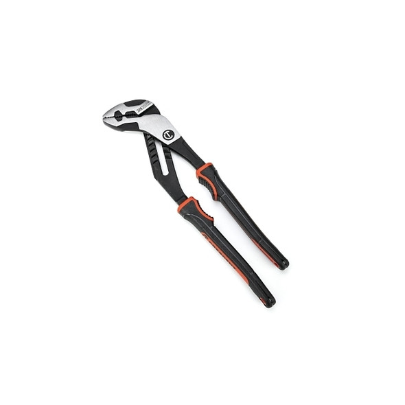 Z2 K9™ Straight Jaw Dual Material Tongue and Groove Plier, 12 in L, Straight Jaw, 8 Adj, Carded, Straight Handle