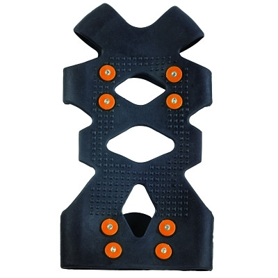 Trex Ice Traction Foot Covers, Large, Rubber, Black