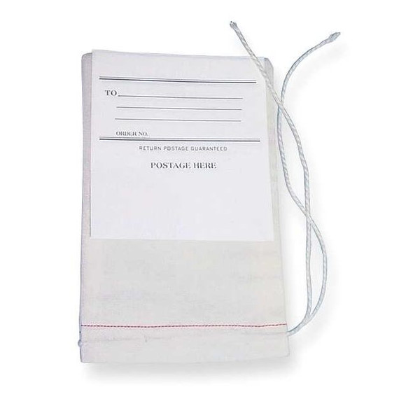 Midwest Pacific Drawstring Mailing Bag w/Tag,10x6,PK100 MP-610MB1