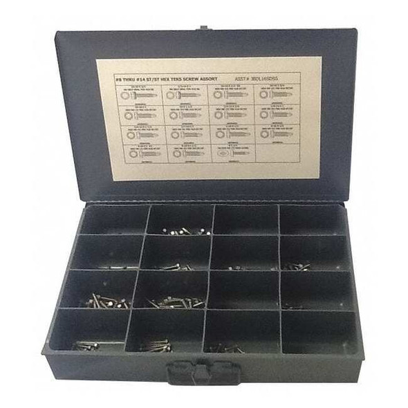 External Retaining Ring Assortment, Steel, Phosphate Finish