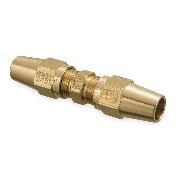 Weatherhead Strt, Brass, Comp. 3/8 in, Comp. 1/2 in 1362X6